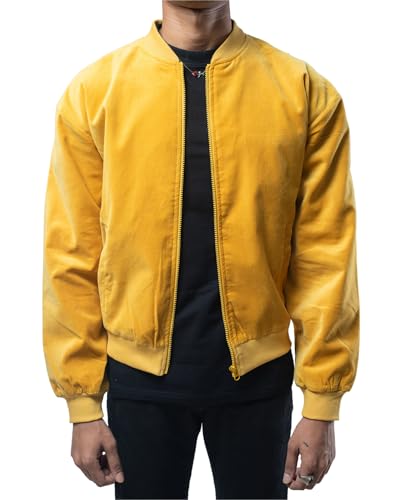 Men’s Velvet Bomber Jacket,Lightweight Front Zipper, Full Sleeve Windbreaker Regular Fit Smooth Velvet Jackets2