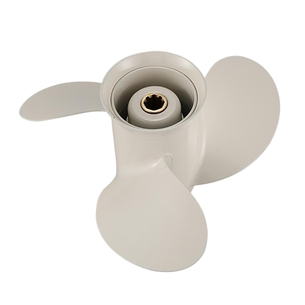 Elica fuoribordo in alluminio 9 1/4 X 9-J compatibile con 9,9-15 HP