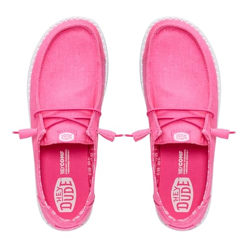 Image of HEYDUDE Women's Wendy Stretch Canvas Slip On Shoes | Easy On Loafer