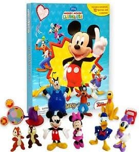 Mickey Clubhouse Licensed Book & Figure Set