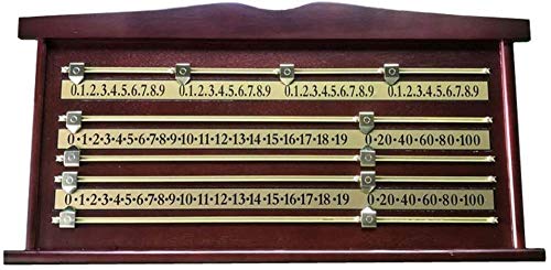 Marcador para Snooker de Madera con Deslizadores de Latón miniatura 1