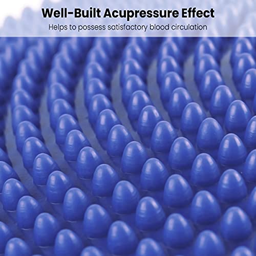 ROMIX-Wobble-Cushion-34CM-Inflatable-Air-Stability-Balance-Board-with-Pump-Non-slip-Sitting-Posture-Trainer-Wiggle-Seat-Core-Balance-Disc-for-Sensory-Kids-ADHD-Physio-Therapy-Fitness-Exercise