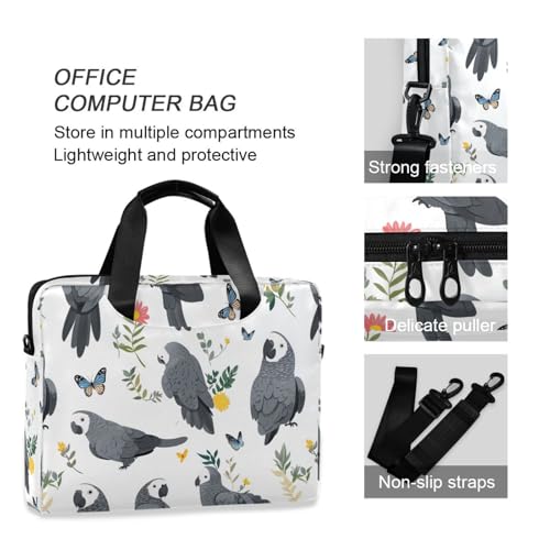 Maletín portátil para laptop 15.6" con asa y correa miniatura 6