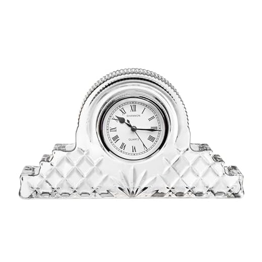 Godinger Crystal Dublin Pattern Clock