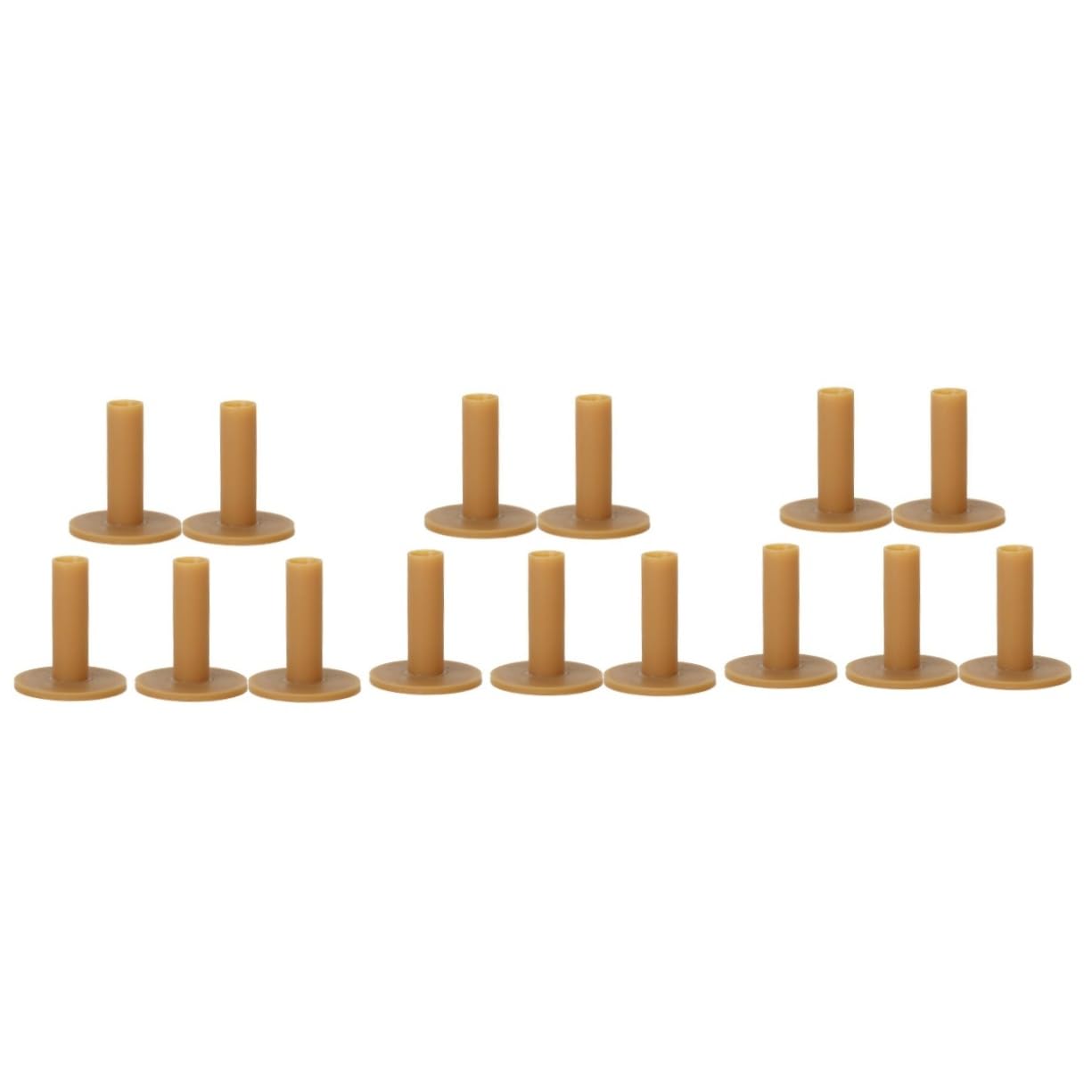 VANZACK 15 STK T-Stücke 70 mm Farbkombinationsplatte Erde Golf-Tees Millimeter-Kombinationsplatte golfset golfschläger golfzubehör Gummi-T-Shirt 70 mm T-Stück
