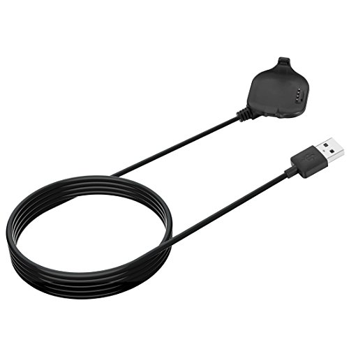 Lokeke - Cable de Carga USB para Garmin Forerunner 25, Cable de Carga USB de Repuesto para Garmin Forerunner 25 Grande GPS Running Watch