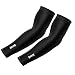 Arm Sleeves, Aegend Arm Sleeves UV Sun Protection Anti-slip for Men Women Youth Arm Warmers for Cycling Hiking Golf Basketball Driving Outdoor Sport Tattoo Cover Elbow Sleeve - 1 Pair, Black (Small)