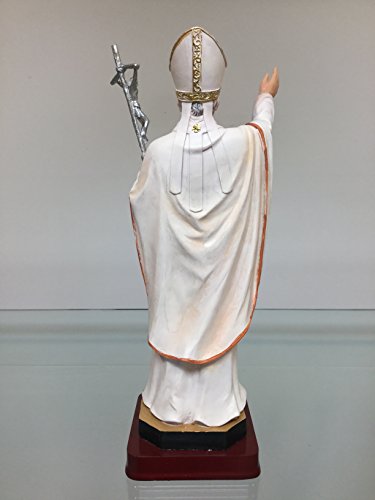 Estatua Santo Juan Pablo de 12 pulgadas miniatura 3