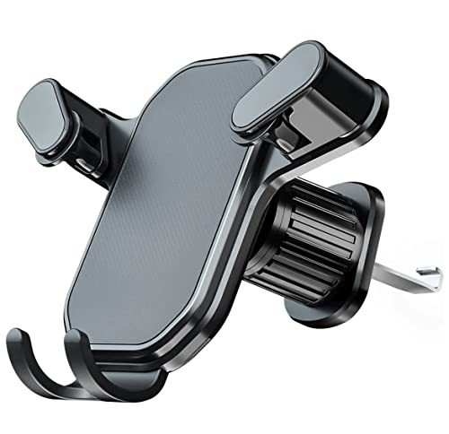 Orco Gravity Car Phone Holder, Upgraded Hook Clip Air Vent Mount with One-Button Quick Release & 360° Rotation