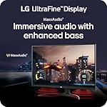 LG 32UR500K-B Ultrafine 32-inch 4K UHD (3840x2160) Computer Monitor HDR10 Built-in Speaker x2 OnScreen Control Reader Mode Flicker Safe Borderless Design HDMIx2 DisplayPort Black - Image 4