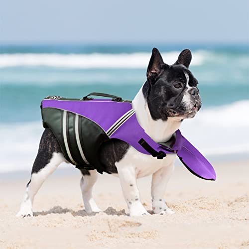 Mklhgty Dog Life Jacket, Reflective Dog Life Vest With Removable Neck Float & High Buoyancy For Swimming And Boating, Ripstop Pet Safety Swimsuit Rescue Handle For Small Medium Large Dogs #TOP2