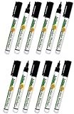 Supply360 3-Pack, Garden Marker Pen, Pemanent Black Outdoor Marker, Water and UV Fade Resistant, For Marking on Plant Labels, 0.8mm Marker Tip