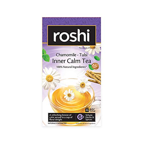 Image of Roshi Inner Calm Tea | 25 Bags | Calming Chamomile Herbal Tea