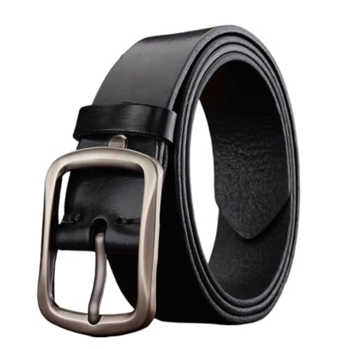 Ceinture en cuir de vache pour homme ceintures décontractées jeans et habillées robustes