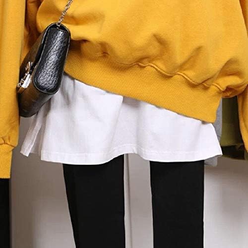 Miniatura 5 de KMBANGI Conjunto de falda con capucha ajustable para mujer y niña, parte superior falsa con capas para la parte inferior, desmontable, media