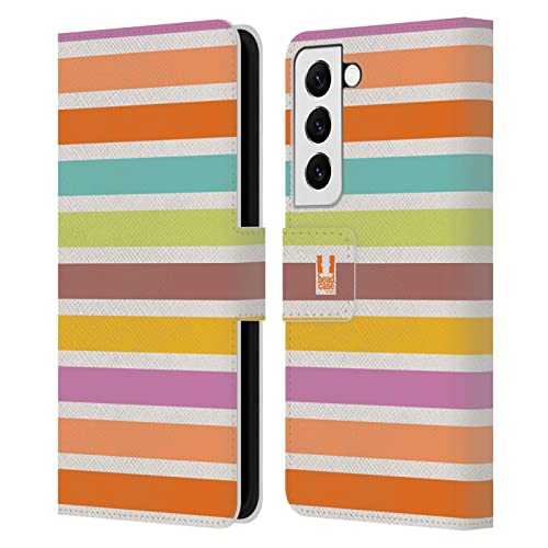 Funda para Samsung S22 5G con diseño arcoíris para organizar tus tarjetas en tus viajes urbanos