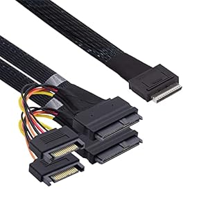 NFHK OCuLink SFF-8611 zu Dual U.2 Kabel