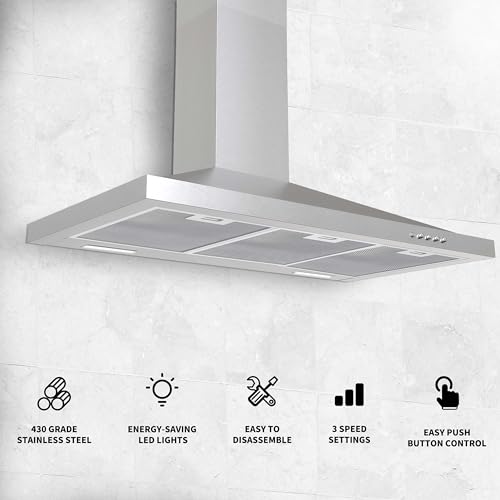 Tieasy USGD1790A Wall Mount Range Hood 36 Inch thumb #4