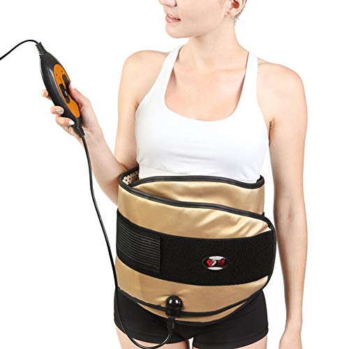 ZFF Vibración Masaje Soporte Lumbar Cinturón, Fiebre del Infrarrojo Lejano por Hombres...