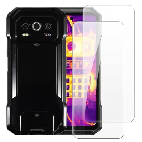 Shantime �P�[�X�{2�����苭���K���X�Z�b�g Ulefone Armor 27T Pro �Ƃ̌݊������� �ϏՌ��J�o�[���S�ʕی�X�N���[���v���e�N�^�[(�u���b�N)
