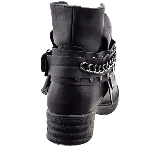 Sopily - Scarpe da Moda Stivaletti - Scarponcini