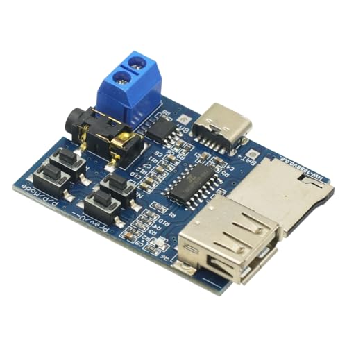 2PCS Type-C USB TF Card U Disk MP3 Format Decoder Board Module Amplifier Decoding Audio Player DC 3.7~5.5V - Thumbnail 4