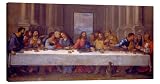 Posterlounge La Cène, après Léonard de Vinci Tableau sur toile de Nicolas Poussin Tableaux pour toutes les pièces 40 x 20 cm Christianisme Décoration murale
