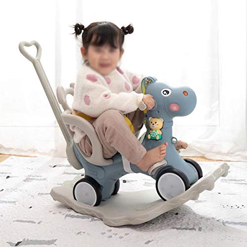 YWSZJ 2 in 1 Kids Horse Kinderwagen New Baby Schaukelpferd Kids Rocker Ride auf Toy Rocking Animal Child – Bild 4