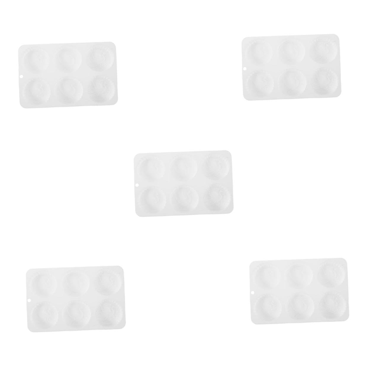 PRETYZOOM 10 Piezas molde de moldes de silicona para pastel chocolate moldes de silicona Molde de decoración de pasteles pastel de molde de silicona gel de sílice