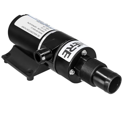 12V Portable Pump RV Macerator Pump 18590-2092 43 L/min Waste Transfer | Dry-Run Protection | Self-Priming Up to 5 Ft For RV Boat Yacht