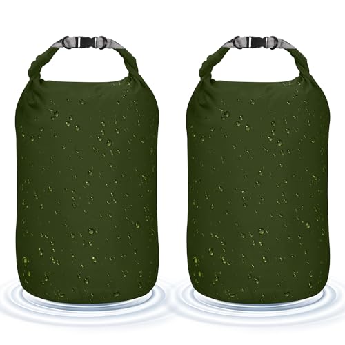 Sac étanche Desoto pour kayak et randonnée lot de 2 sacs secs kaki pour vos sorties nature