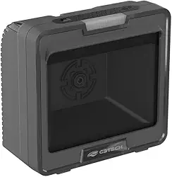 C3Tech Leitor de codigo de barras LB-D500BK, 1D, 2D, QR code, sensor Cmos, Le Danfe, tela digital, imagem inversa, notas fiscais, PIX, Compatível com Windows, Linux, MacOS, Android