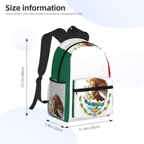 Sac à dos décontracté Mexique pour les cours de l'université et le travail - 3