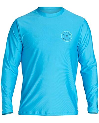Billabong Men's Rotor Loose Fit Long Sleeve Rashguard Blue X-Large
