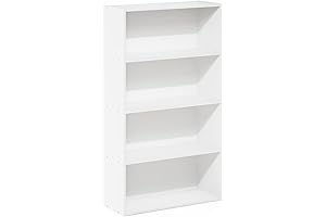Shelving Unit Sensation: Furinno Pasir 4-Tier Bookcase White