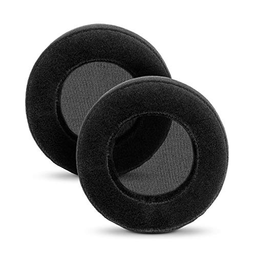 Image of BRAINWAVZ XL Large Velour Replacement Memory Foam Earpads - Suitable for Many Other Large Over The Ear Headphones - Sennheiser, AKG, HifiMan, ATH, Philips, Fostex, Sony