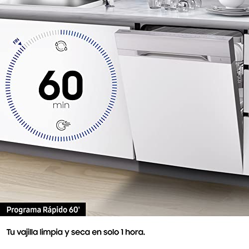 Samsung DW60M6050FS Vaatwasser, vrijstaand, 14 couverts, A++, roestvrij staal, maximale grootte (60 cm), toetsen, touchscreen, led) - Afbeelding 4