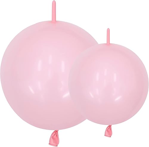 Globo de látex rosa bebé de 6 pulgadas y 12 pulgadas, 200 globos de enlace rápido, globos enlazables para decoración de fiestas disponible en Yaxa Peru