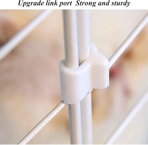 Miniatura 4 de Etlegor Valla de seguridad para mascotas para escaleras, valla de resina esmerilada, barrera para perros, para puertas, pasillos, puerta de gato