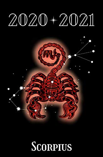 2020-2021 Scorpio: Planner for organization or school | Scorpion theme | Pocket size with daily detail (2 pages = 1 week) | Size : 5.25 x 8 inches