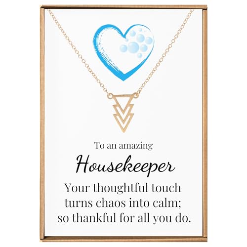 VIY Personal Card Housekeeping appreciation week gifts Housekeeping week gift ideas Housekeeper appreciation gifts EVS appreciation gift Environmental services and housekeeper necklace