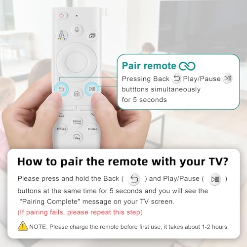 Image of BN59-01391A Solar Voice Remote for Samsung Frame TV Remote Replacement with Voice Search, Apps and Solar Charging for Samsung 2021-2025 Neo LED Smart 4K Ultra HD TV, 4 Shortcut Buttons