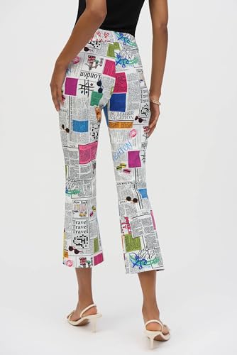 Women's Millennium Word Print Flared Pants3