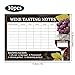 lasuroa 30pcs Wine Tasting Scorecards, Blind Tasting Note Sheets Record Cards Vintage Party Supplies for Wine Events & Club Gatherings