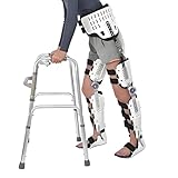 lanoune Knee Orthopedic Immobilizer, Adjustable Full Leg Brace, Hip Knee Ankle Foot Orthosis Braces with Walking Boots,Support Lower Limbs Orthosis for Fracture Fixation Cartilage Injury