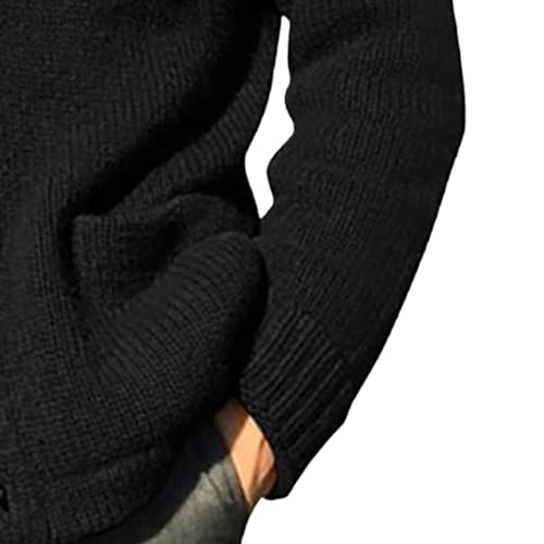 Men Button Down Casual Cardigans Shawl Collar Sweater with Pockets Shawl Collar Buttons Knit Cardigan Sweater4