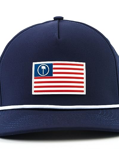 Image of Palm Captain USA Hat- Quick Drying, Breathable, Sun and Rain Protection