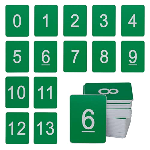 Étiquettes numérotées plastique 0-50 rectangulaires pour éviter les pertes
