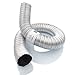 TYGERIX 1x tuyau flexible aluminium Ø 60 mm extensible 3m +épaisseur +résistance