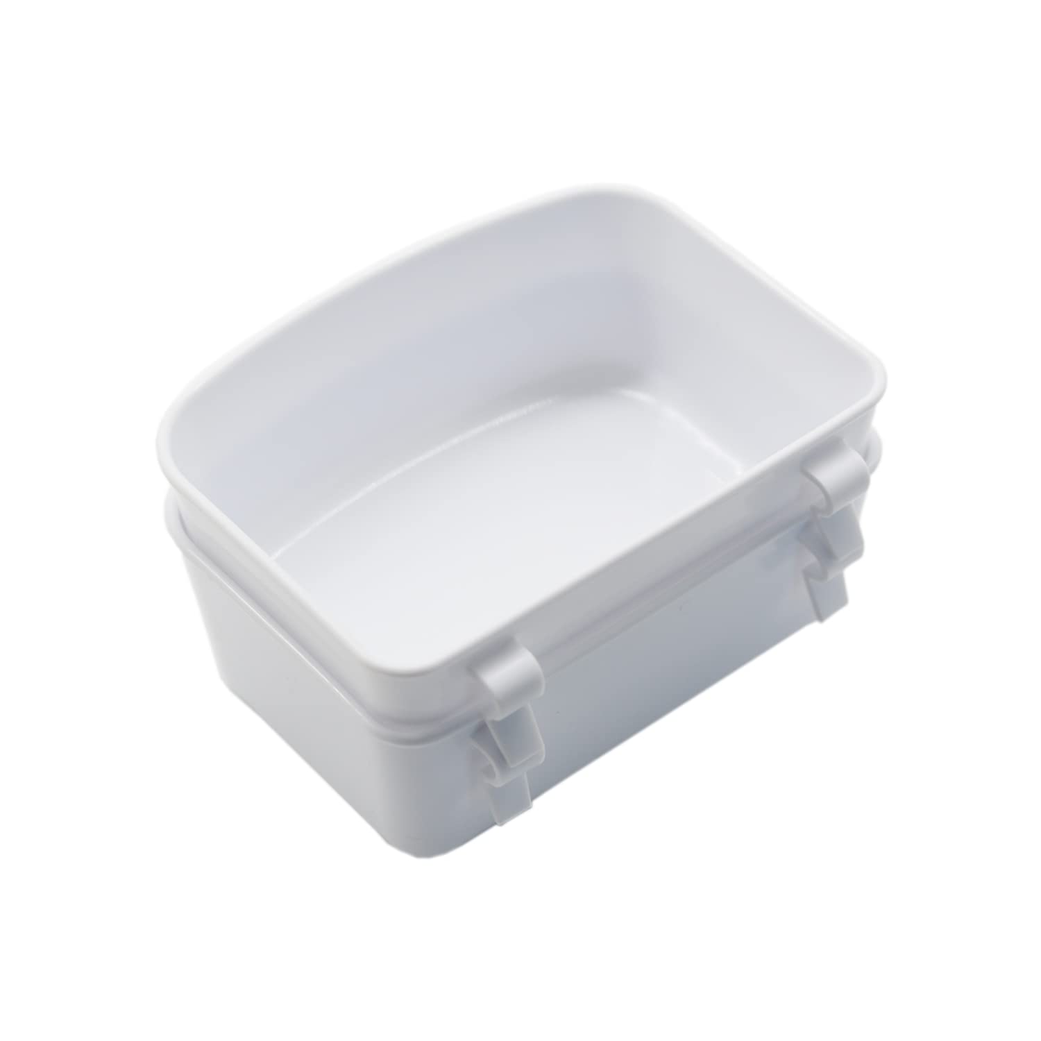 Yxmohala Vasca da Bagno per Uccelli - 2 Pezzi Piccola Mangiatoia, Mangiatoia per Uccelli Sospesa, Bagnatore per Uccelli con Gancio, Adatto per Piccoli Uccelli, Pappagalli, Canarie,12,8 x 9,1 x 4,6 cm